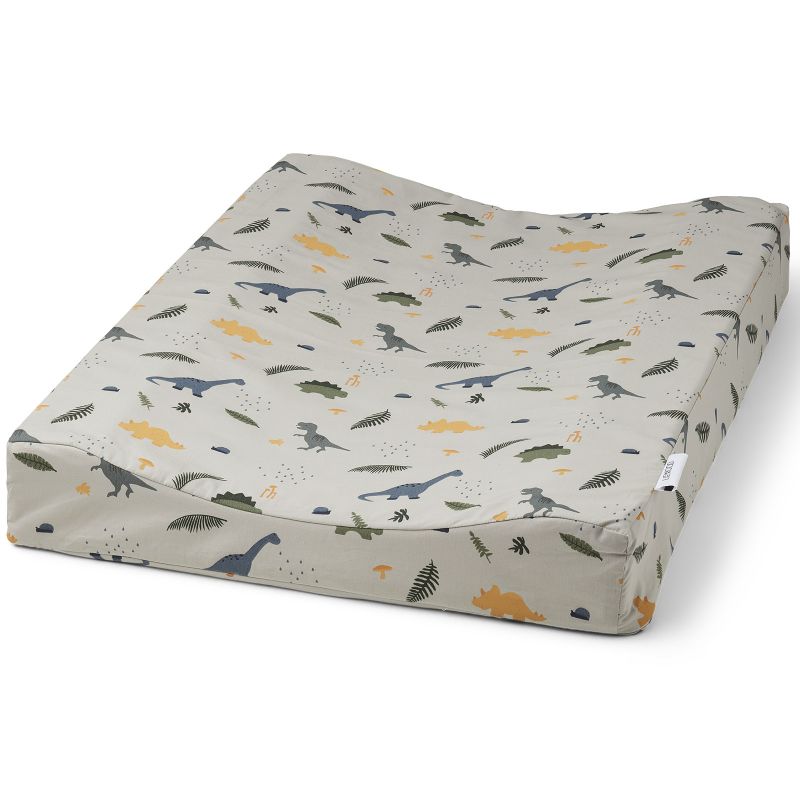 Matelas à langer Fritz Dino vert d'eau (65 x 50 cm) Liewood
