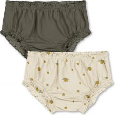 Lot de 2 maillots de bain Lemon (9 mois) - Konges Slojd