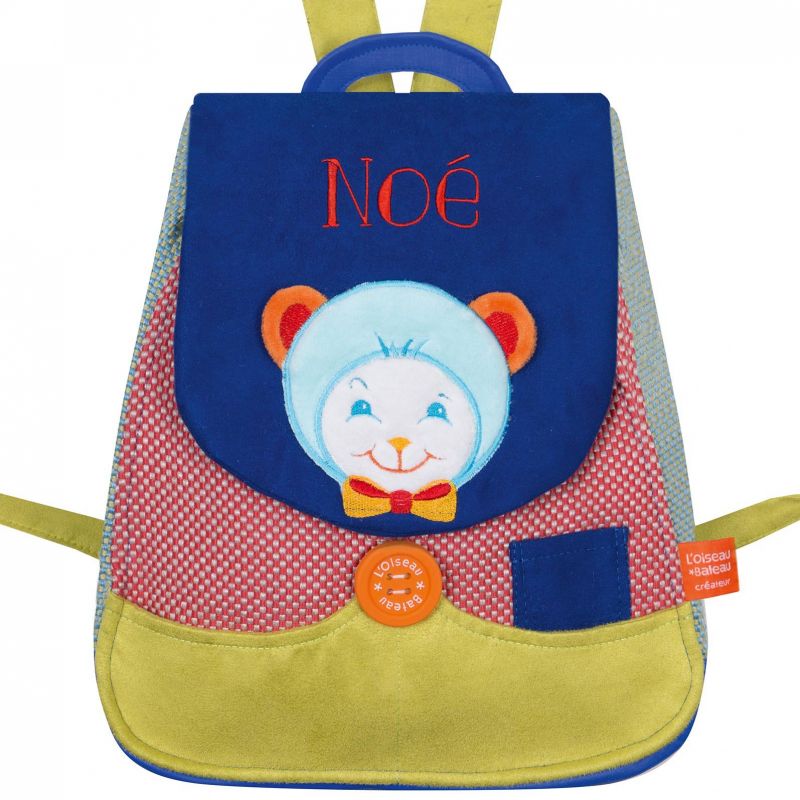 Sac à dos Tchiki Ours Willis (personnalisable) L'oiseau bateau
