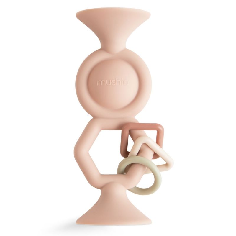 Jouet à ventouse HexaPop Blush Mushie Produit 1