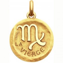 Médaille symbole Vierge (or jaune 750°)  par Becker