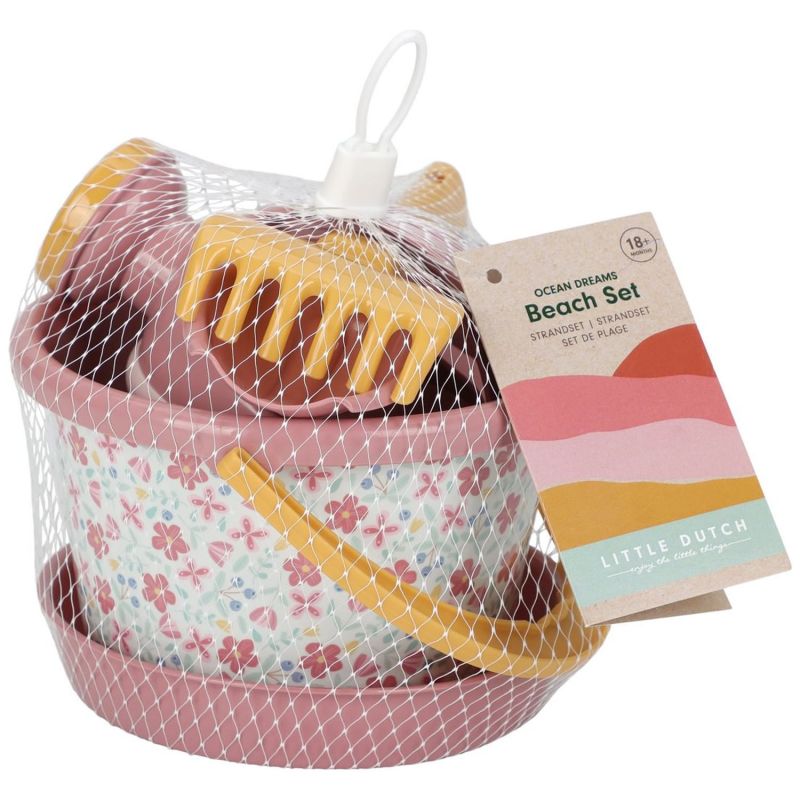 Set de plage 5 pièces Sunny Flowers (5 pièces) Little Dutch Packaging 8