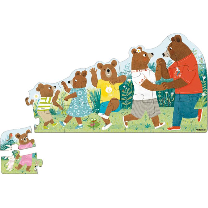 Puzzle XXL Famille ours Goula