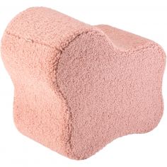 Pouf Cloud Guava Pink molletonné - Wigiwama