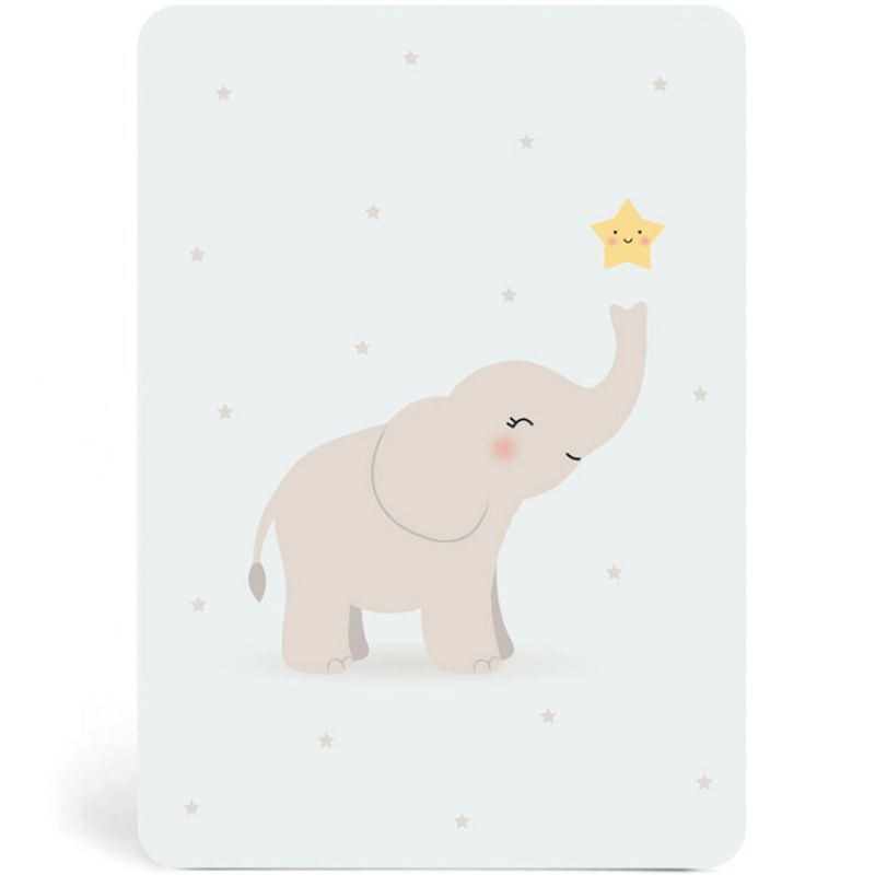 Carte A6 Eléphant Zü