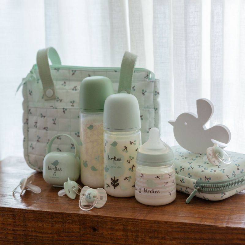 Trousse de soin Birdies Verte Suavinex Ambiance 2
