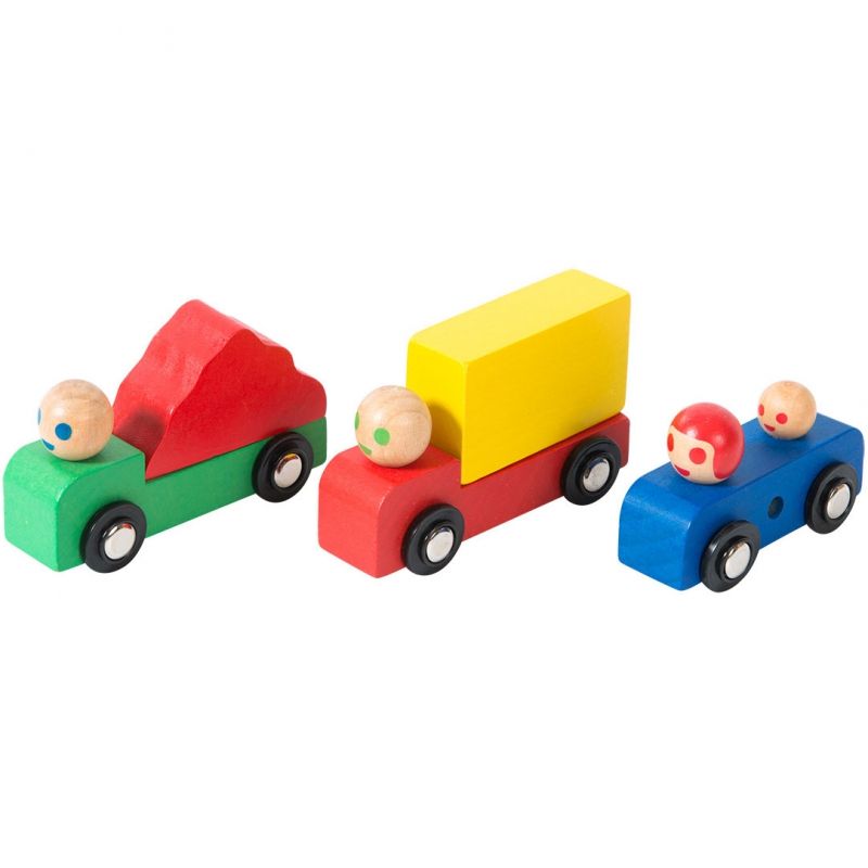 Voiture et camions Dans la ville (3 pièces) Moulin Roty