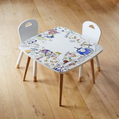 Pack 1 Coloritable + 2 Chaises Ferme