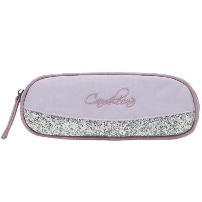 Trousse 2 compartiments Glossy Lila Caméléon