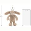 Porte-clé Bashful Lapin Beige Jellycat Produit 5