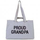 Sac Grandpa toile canvas gris