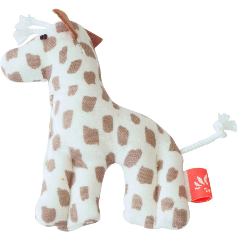 Petit hochet Girafe tâche (11,5 cm) Kikadu