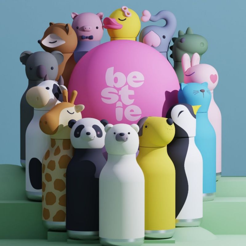 Gourde isotherme Bestie Chat (460 ml) Asobu Ambiance 8