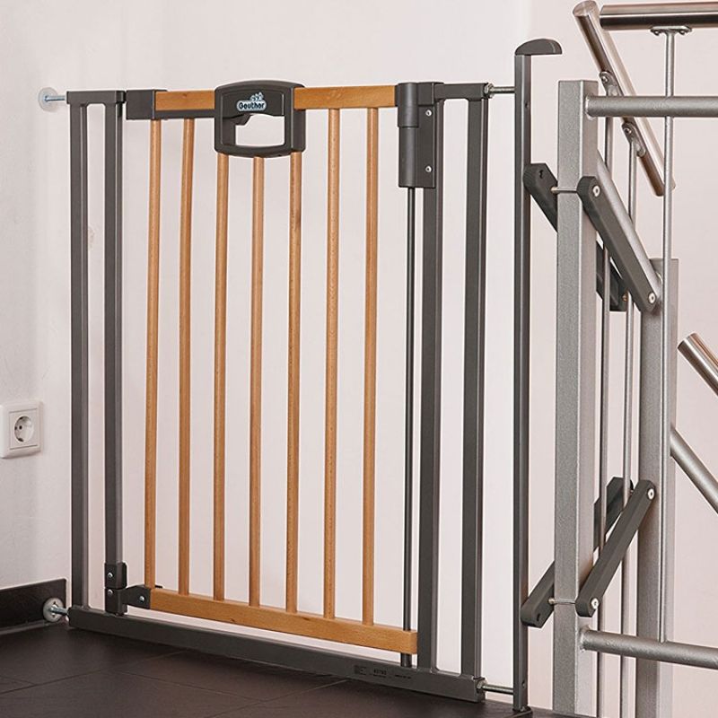 Barrière Easy Lock Wood Plus avec adaptateur escalier (84 à 92 cm) - Reconditionné Geuther Produit 8