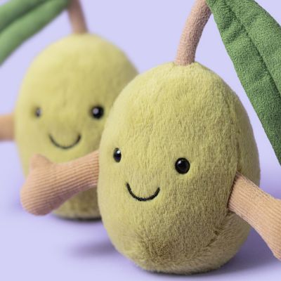 Peluche Amuseable Paire d'Olives (18 cm)