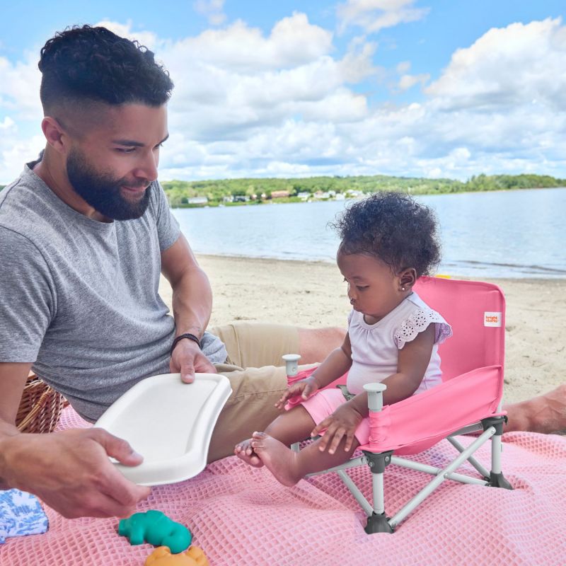 Rehausseur compact évolutif Pop 'N Sit Rose Kids2 Ambiance 2