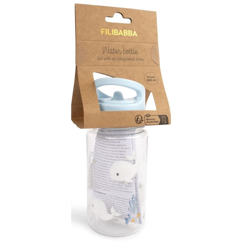 Gourde Les contes de Christian la Baleine (400 ml) Filibabba Packaging 8