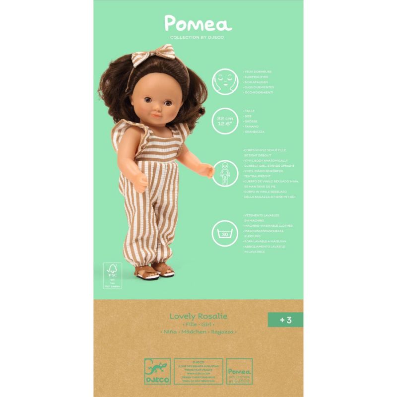 Poupée Lovely Rosalie (32 cm) Djeco Packaging 4