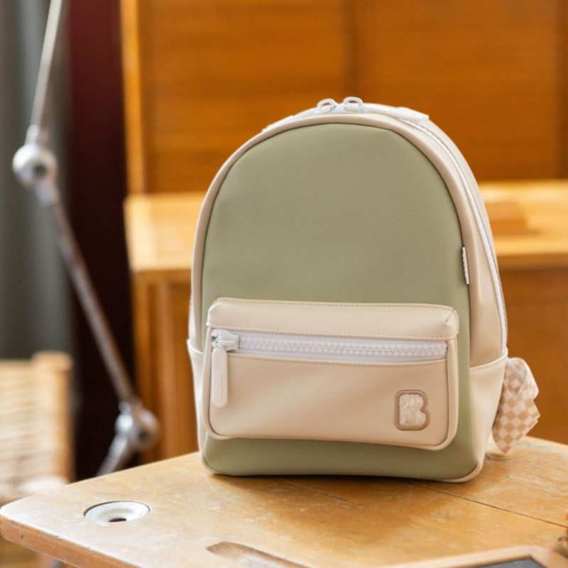 Sac à dos enfant Faro Vert de gris (23x14 cm) Béaba Ambiance 4