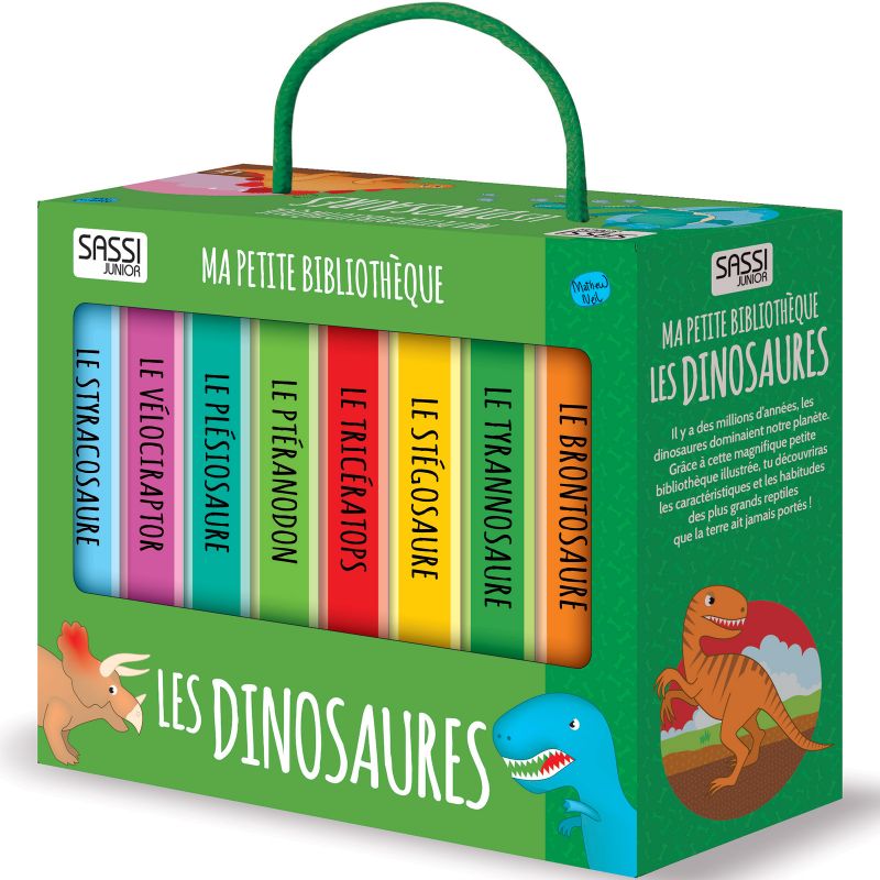 Lot de 8 livres Les dinosaures Sassi Junior