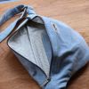 Sac banane L Sasha Denim Bleu  par Hindbag