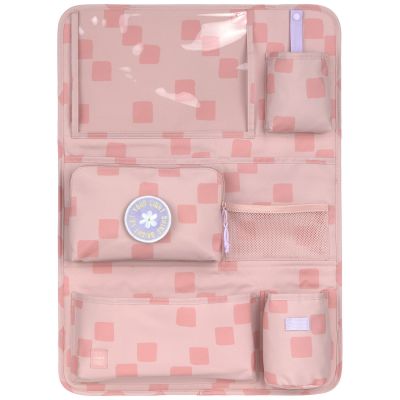 Organisateur de voiture Pattern Party rose Lässig 