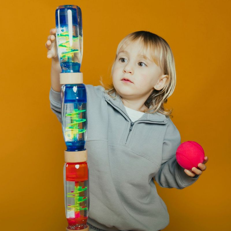 Bouteille sensorielle Move Spiral Pink Petit Boum Ambiance 2