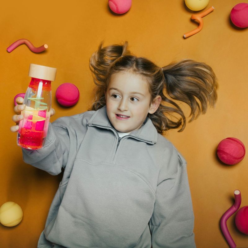 Bouteille sensorielle Move Spiral Pink Petit Boum Ambiance 7