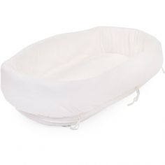 Housse pour berceau en rotin rectangulaire écru - Childhome