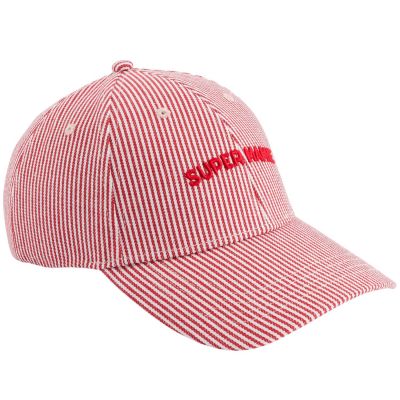 Casquette adulte Marinière Super Mamie rouge (tour de tête 56-61 cm)