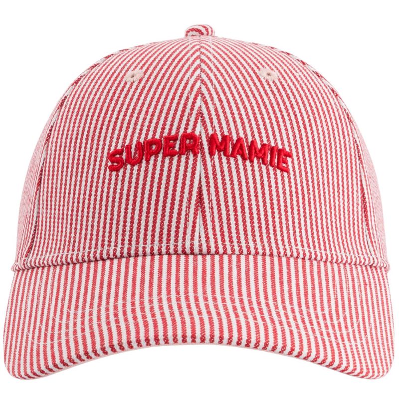 Casquette adulte Marinière Super Mamie rouge (tour de tête 56-61 cm) Chamaye Produit 3