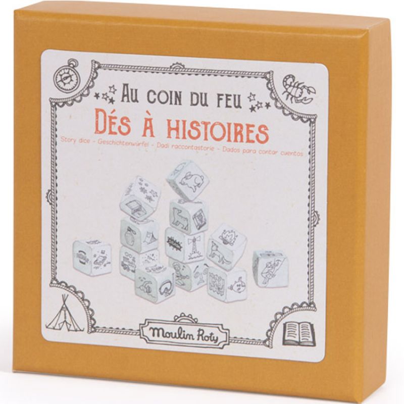 Dés à histoires Au coin du feu Moulin Roty