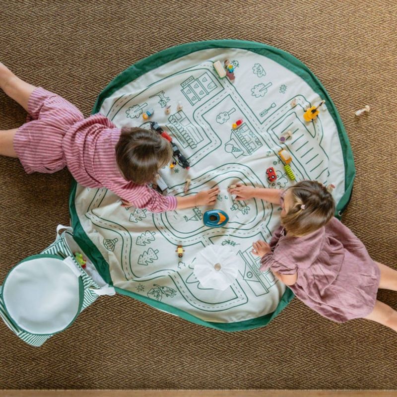 Sac de rangement et tapis de jeu 2 en 1 Soo Roadmap Play&Go Ambiance 2