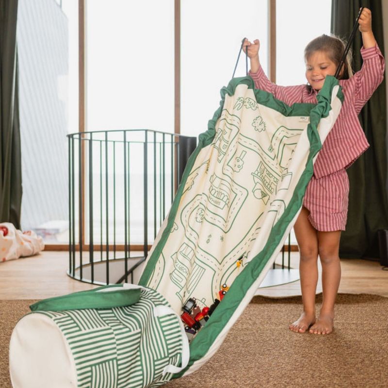 Sac de rangement et tapis de jeu 2 en 1 Soo Roadmap Play&Go Ambiance 6