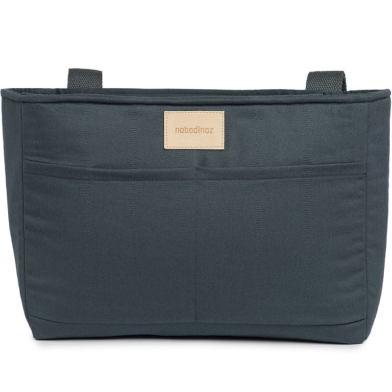 Organiseur de poussette Baby on the go Carbon Blue Nobodinoz