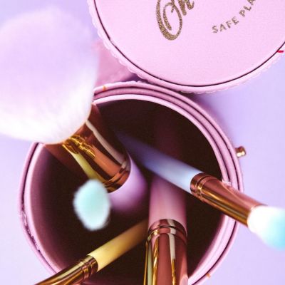 Coffret de 5 pinceaux de maquillage Arc-en-ciel