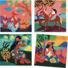 Cartes à peindre Inspired by Paul Gauguin