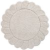 Tapis lavable rond Gabrielle (110 cm) - Nattiot