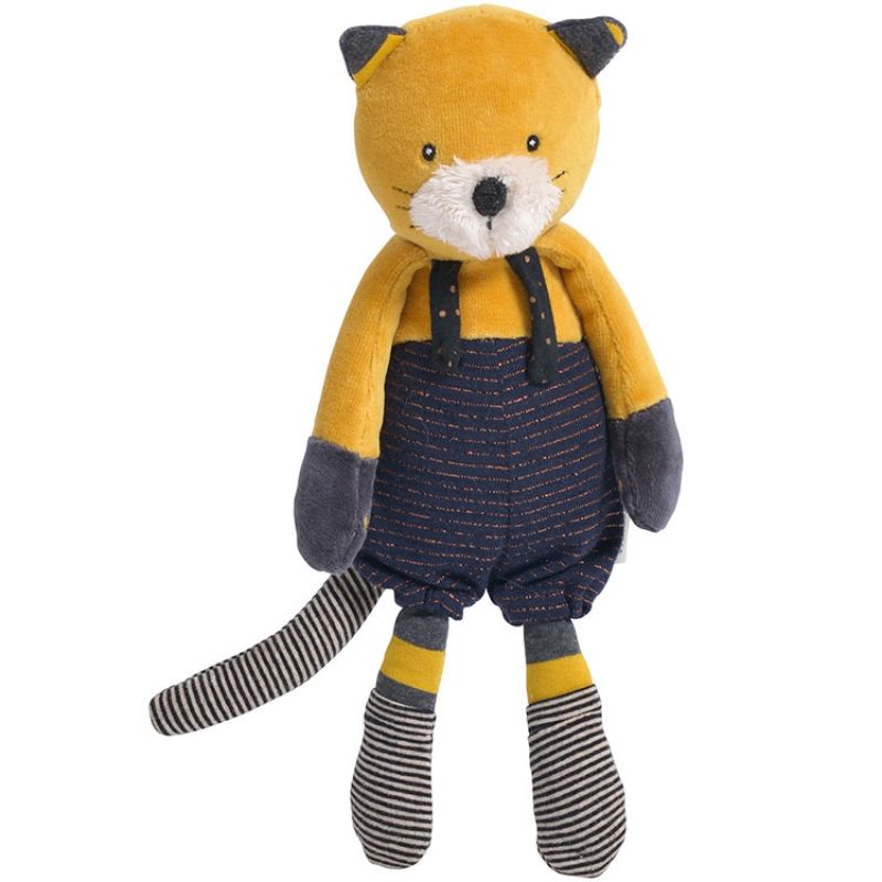 Peluche chat Lulu Les Moustaches (27 cm) Moulin Roty Produit 1 grande taille