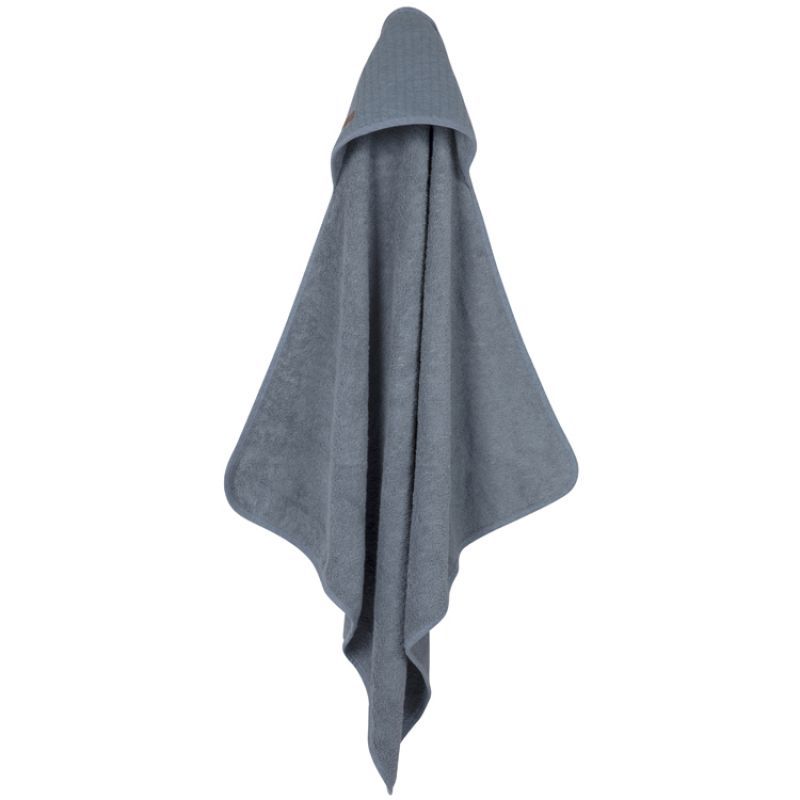 Cape de bain Pure blue (75 x 75 cm) Little Dutch