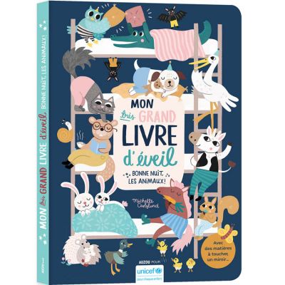 Livre Mon très grand livre d'éveil : Bonne nuit les animaux !  par Auzou Editions