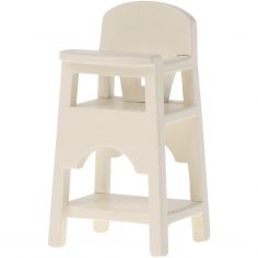 Chaise haute Souris Off white  - Maileg