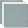 Lot de 3 langes en coton Twinkling Sea Green (70 x 70 cm) Jollein Produit 1