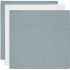 Lot de 3 langes en coton Twinkling Sea Green (70 x 70 cm) - Jollein