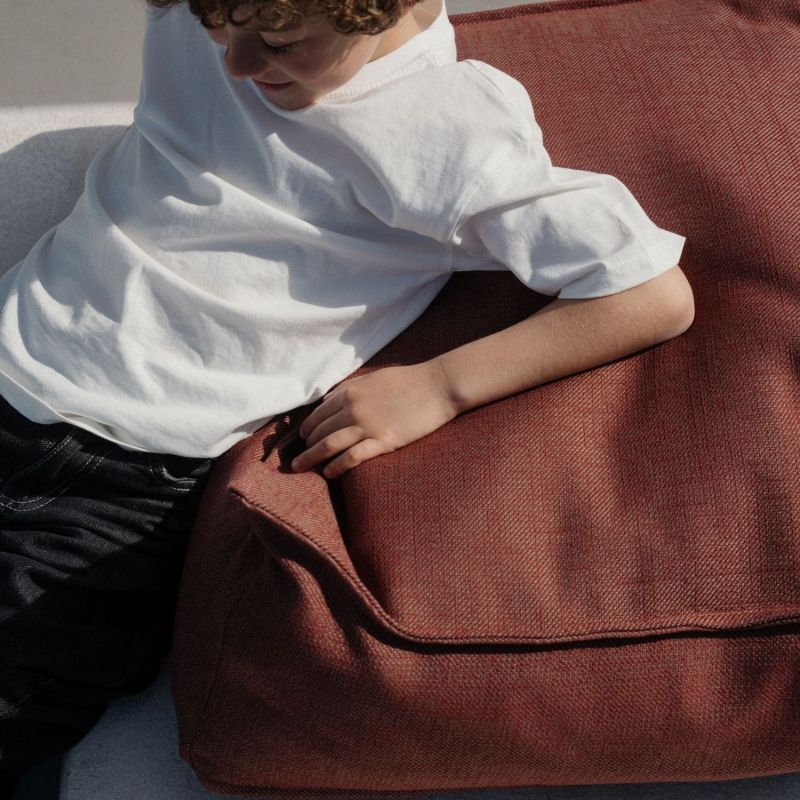 Pouf Ottoman Square Pomegranate Outdoor Wigiwama Ambiance 5