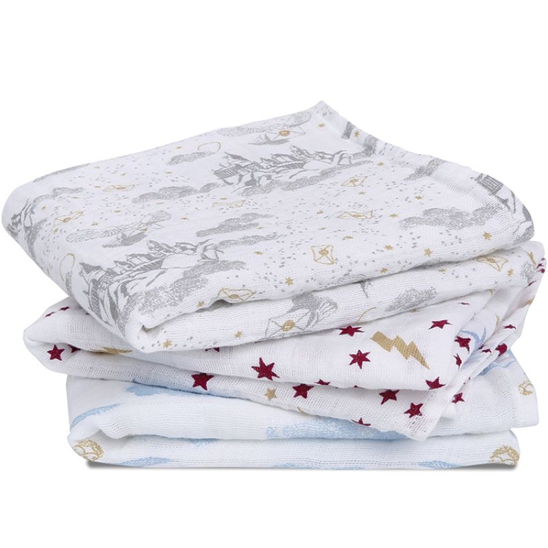 Lot de 3 langes en coton Harry Potter (70 x 70 cm) aden + anais