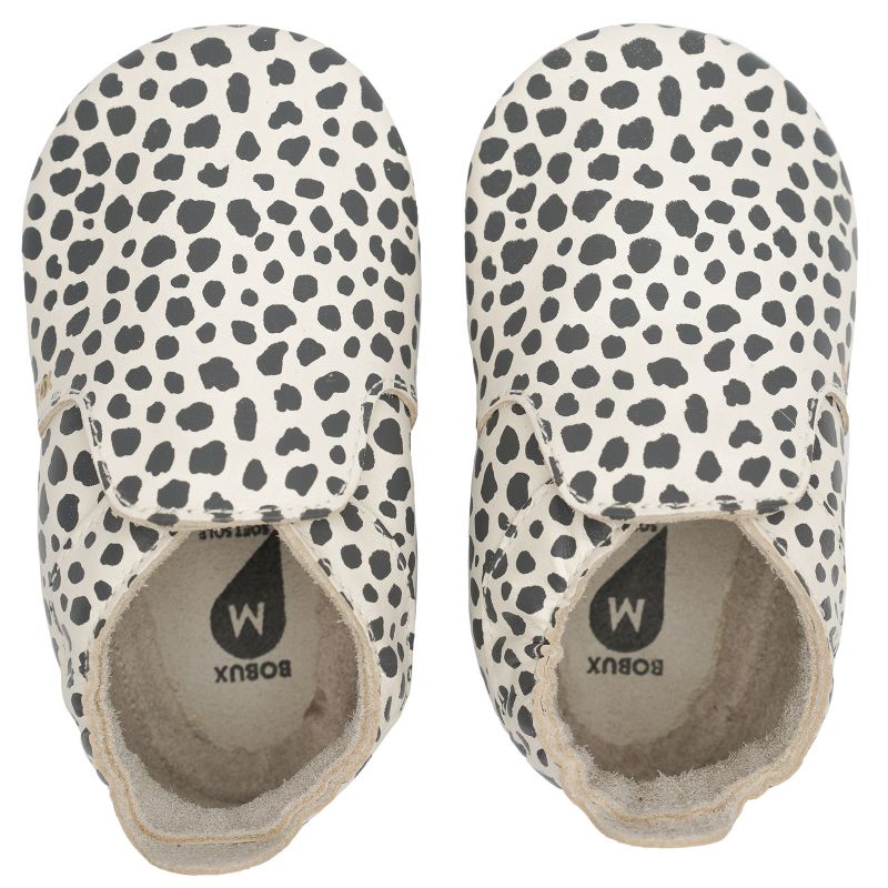 Chaussons bébé en cuir Soft soles Dalmation Vanilla (9-15 mois) Bobux