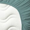 Drap housse pur coton bio Azur (60 x 120 cm) Kadolis Produit 3