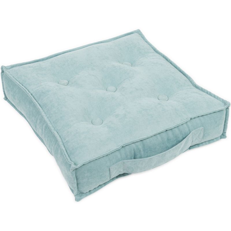 Pouf coussin de sol vert d'eau Party Cotton&Sweets