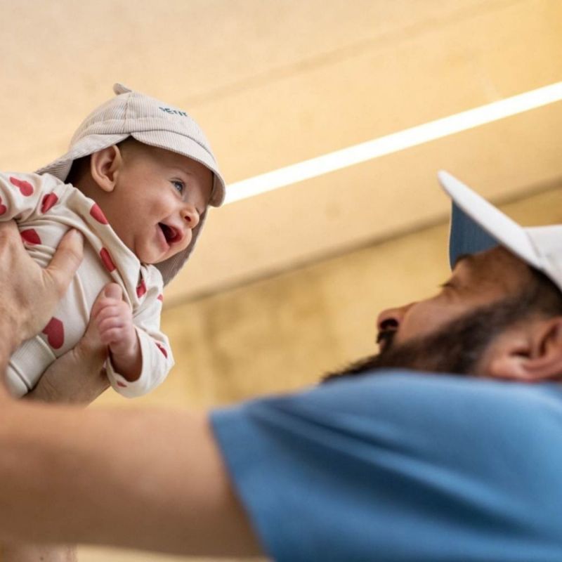 Chapeau bébé Petit Amour crème (0-6 mois) Chamaye Ambiance 9